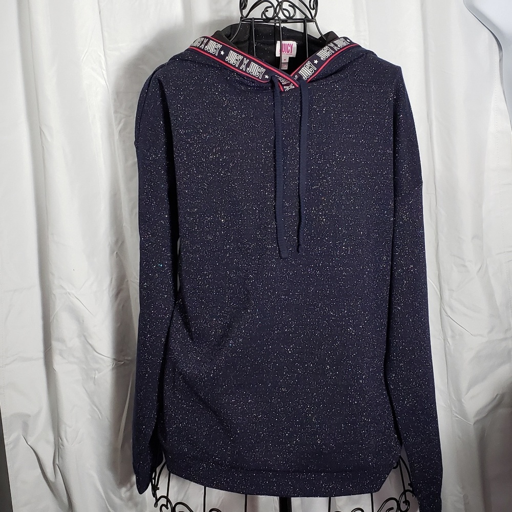 Juicy Couture Sparkly Pullover Hoodie NWOT